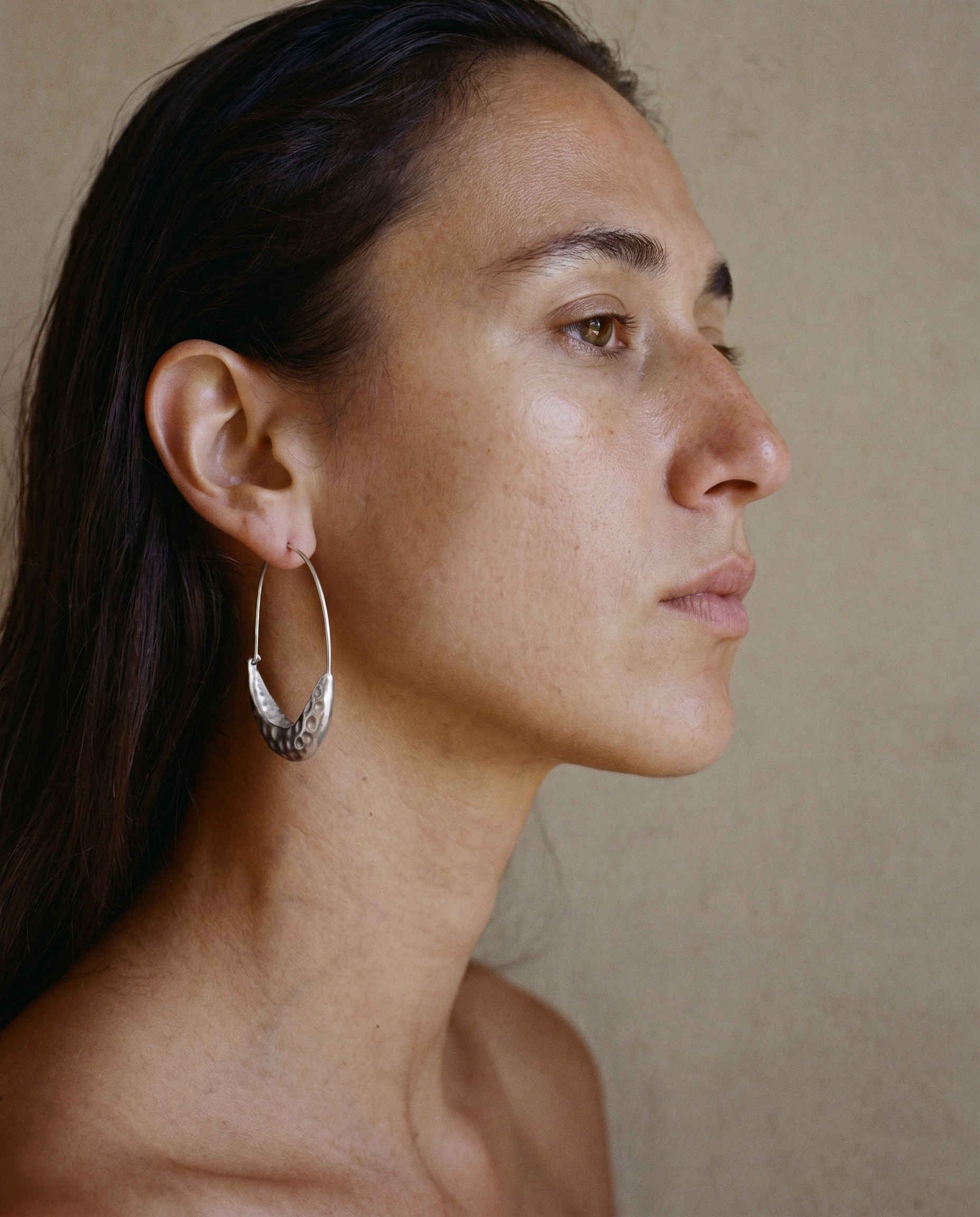 Silver earrings