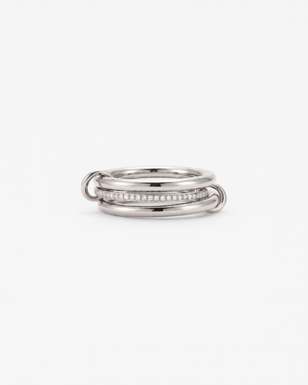 Nella - Stacked ring - Stainless steel