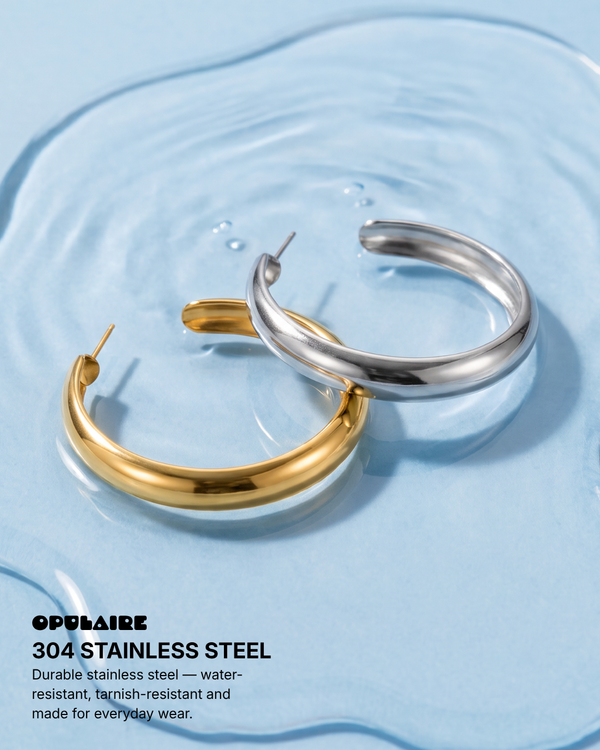 Big hoop BOUCLES D'OREILLES petit