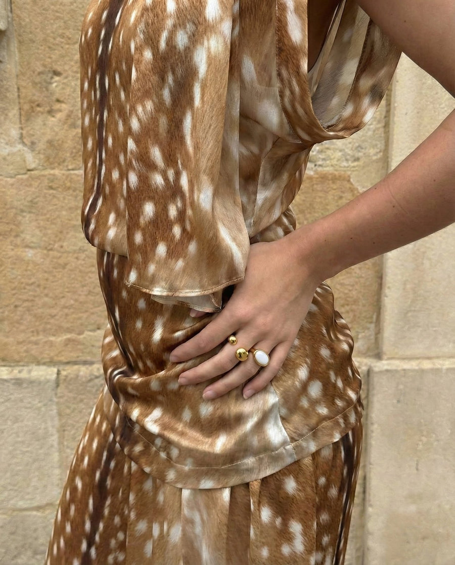 Adela - Open ring - Stainless steel