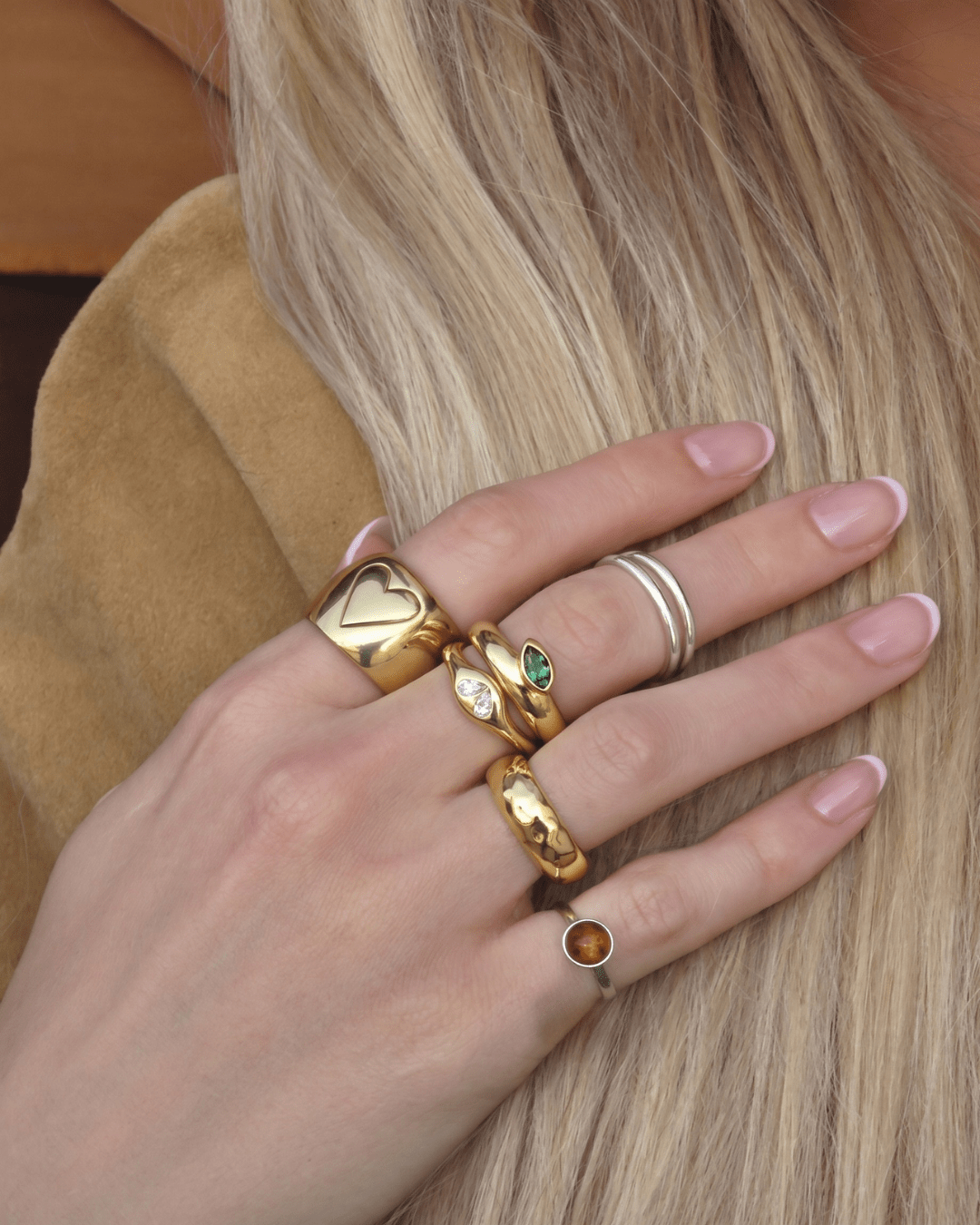 Apple ring - Opulaire - WATERPROOF jewelry - EU 54 -