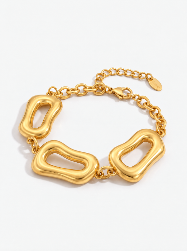 Big chain armband