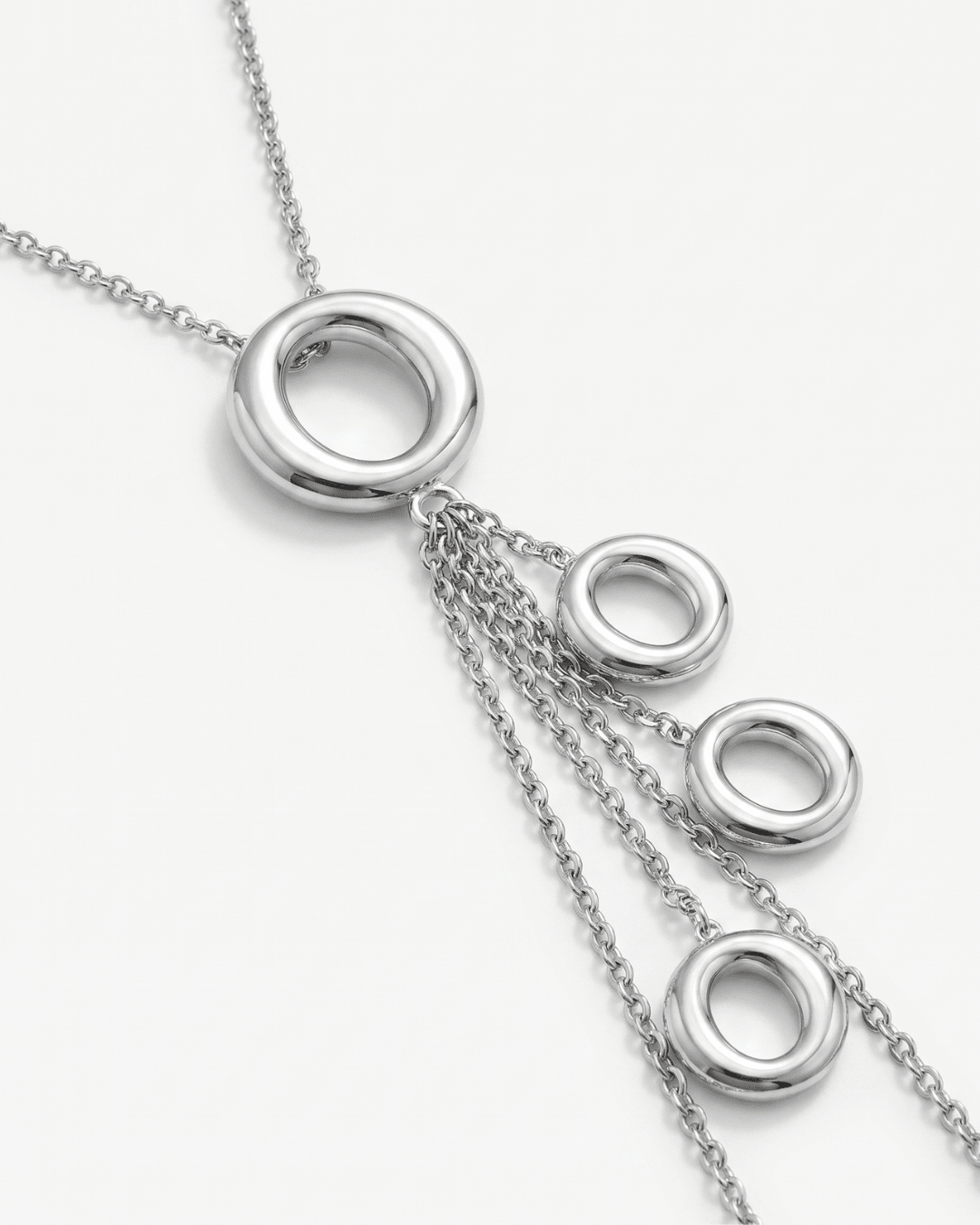 Canergie - Lariat Y-drop necklace - Stainless steel - Opulaire - WATERPROOF jewelry - 