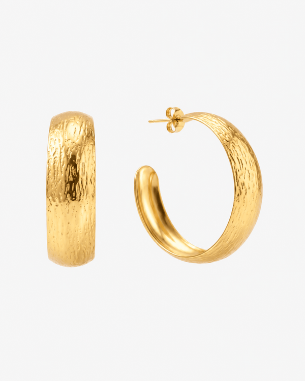 Cara hoops - Opulaire - WATERPROOF jewelry - 