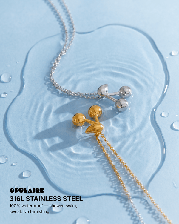 Cherry necklace - Opulaire - WATERPROOF jewelry - 