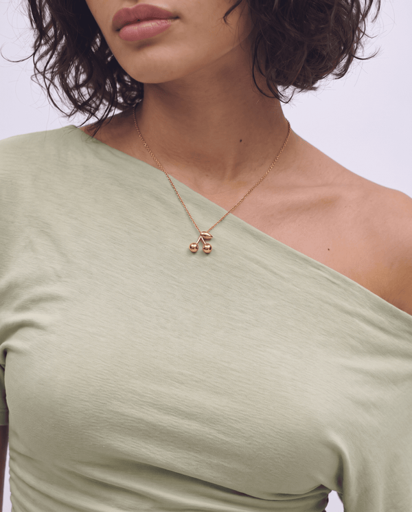 Cherry necklace - Opulaire - WATERPROOF jewelry - 