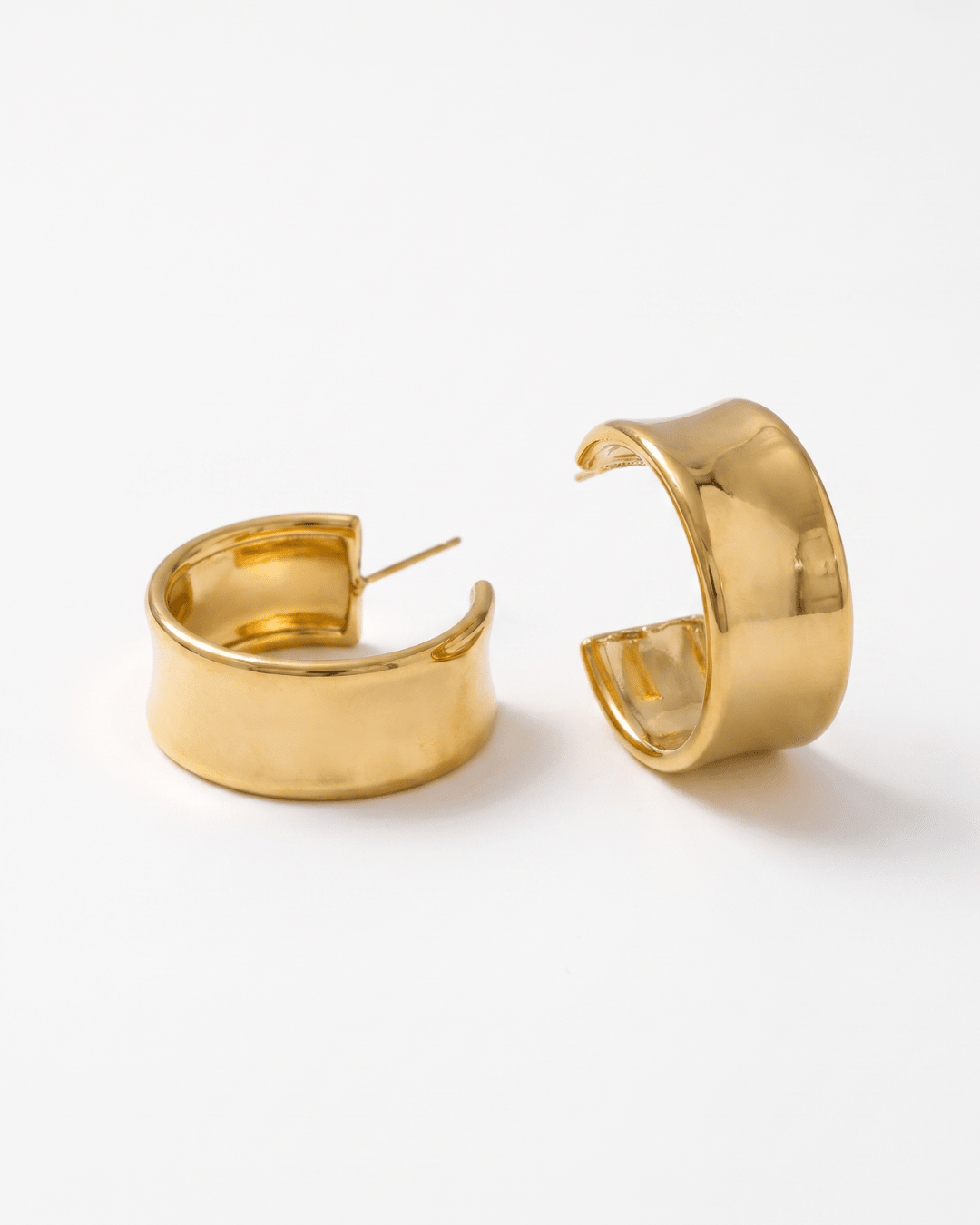 Chunky hoop earrings - Opulaire - WATERPROOF jewelry - 