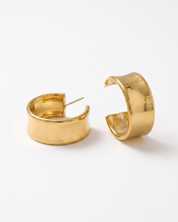Chunky hoop earrings - Opulaire - WATERPROOF jewelry - 