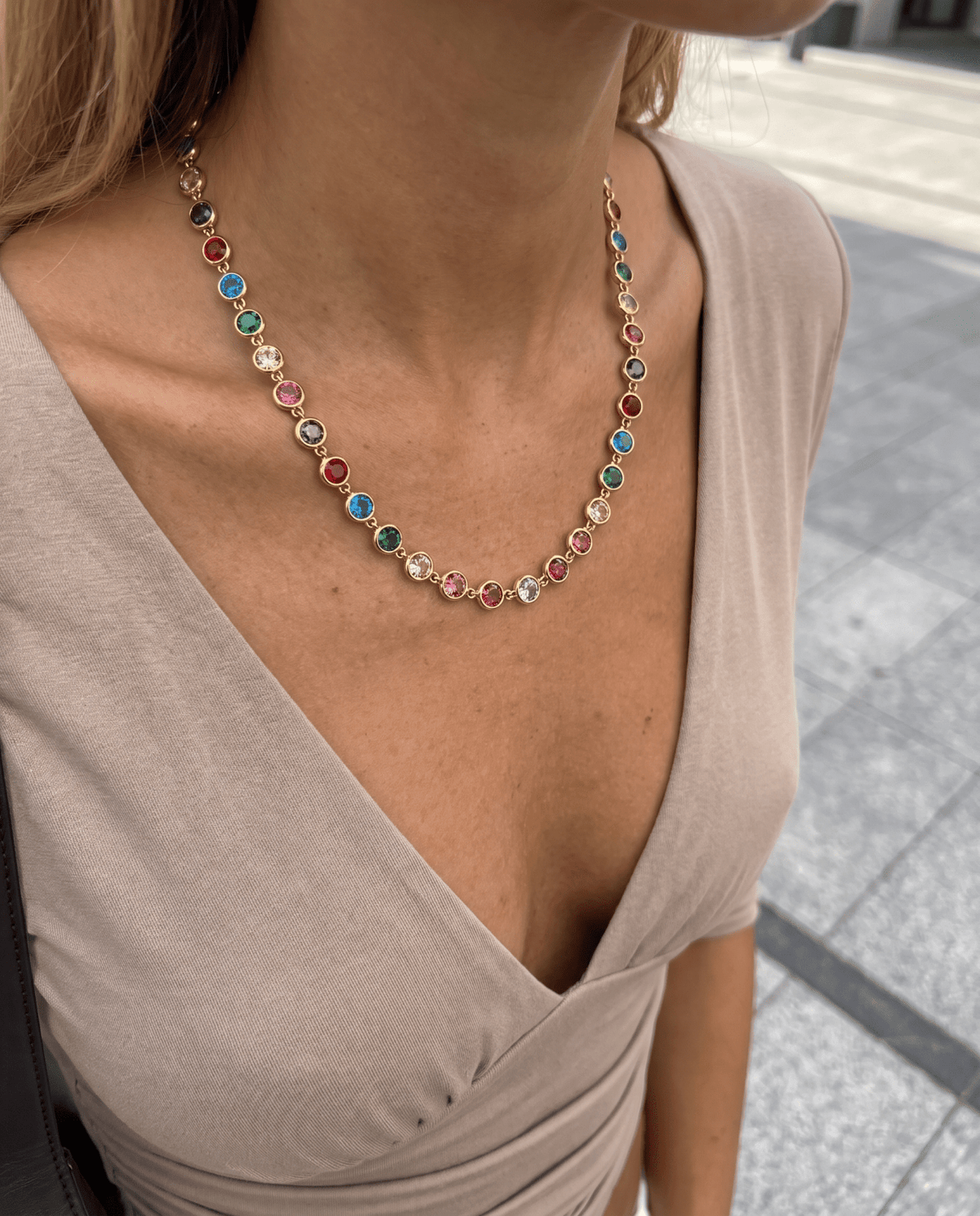 Daisy necklace - Opulaire - WATERPROOF jewelry - 