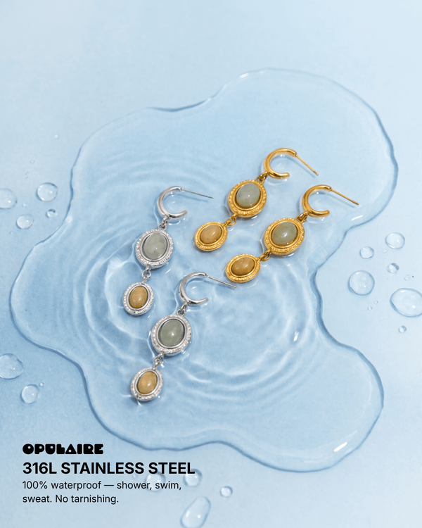 Elaya earrings - Opulaire - WATERPROOF jewelry - 