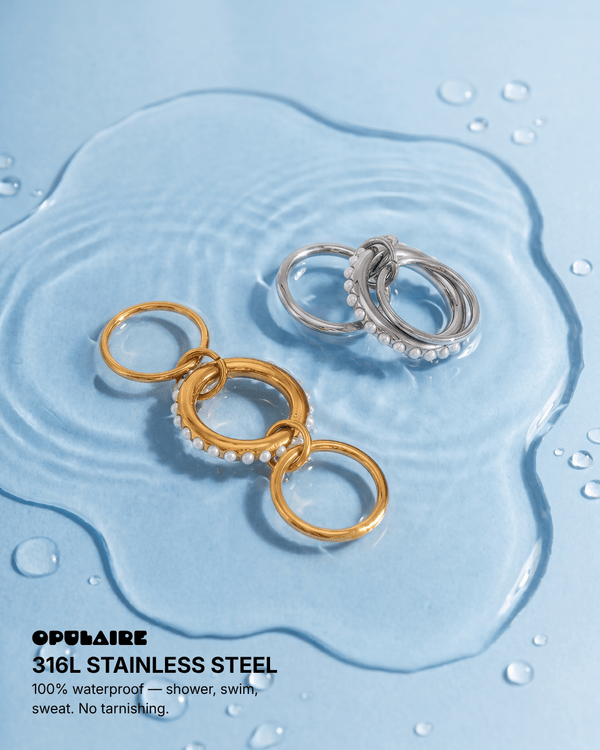 Emilia ring - Opulaire - WATERPROOF jewelry - EU 52 -