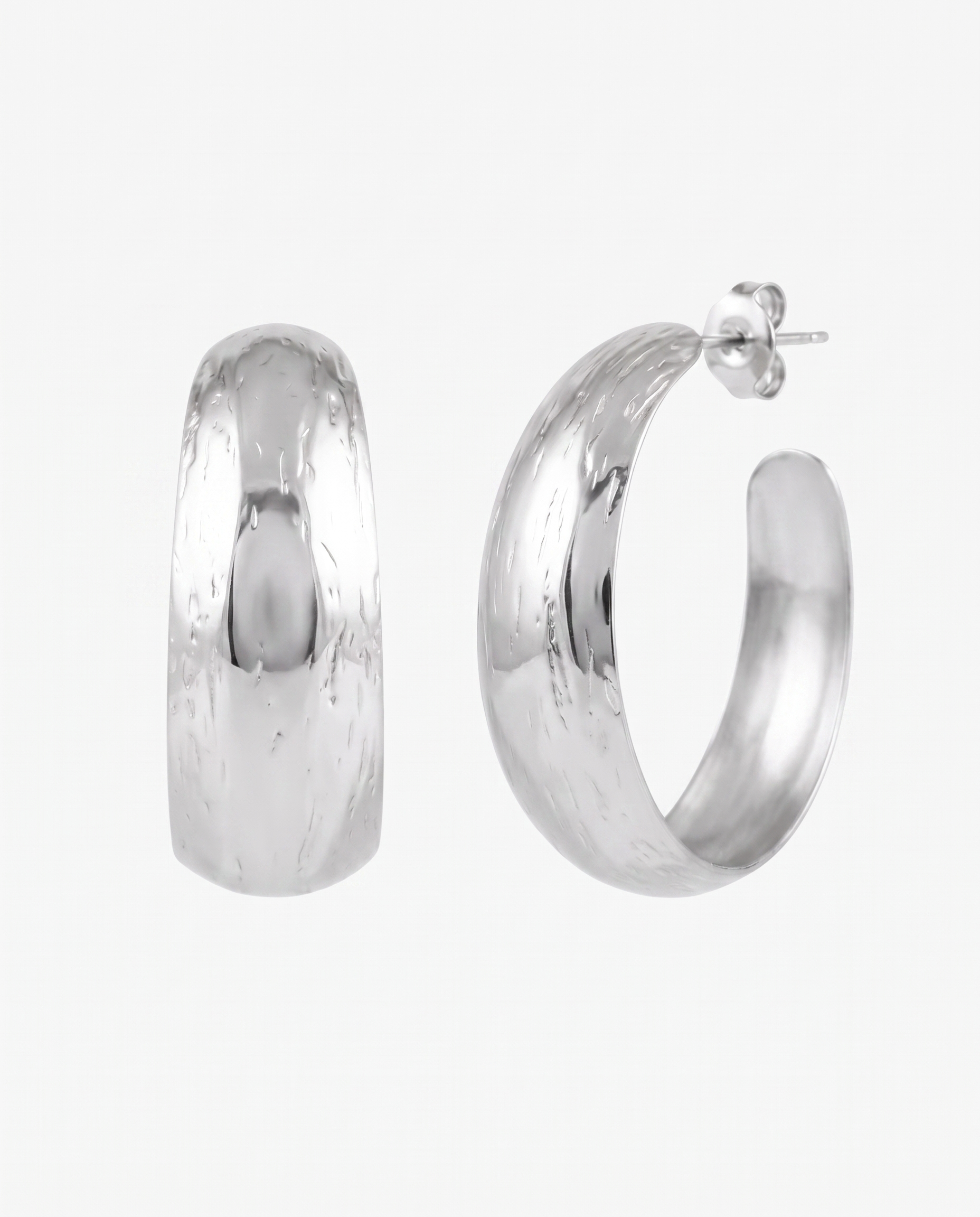 Carved hoop BOUCLES D'OREILLES