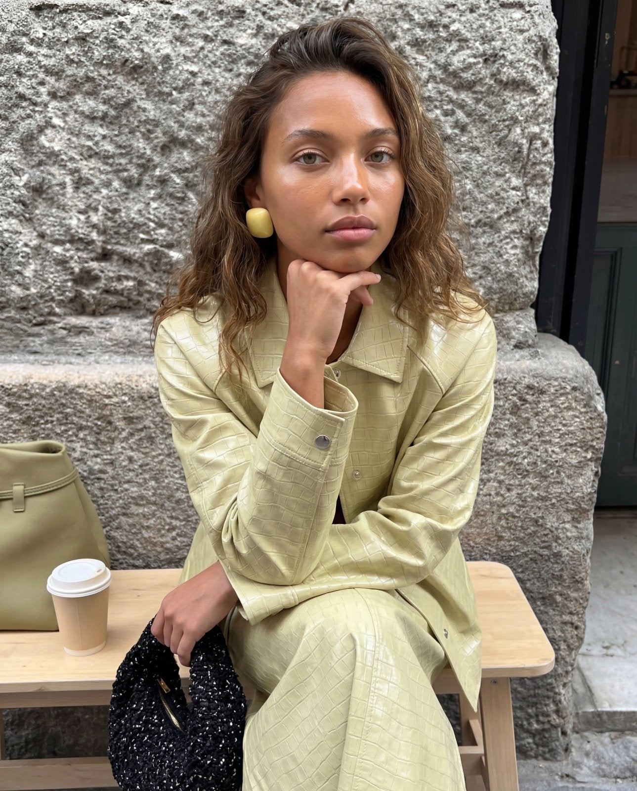 Ilyra earrings - Opulaire - WATERPROOF jewelry - Yellow -