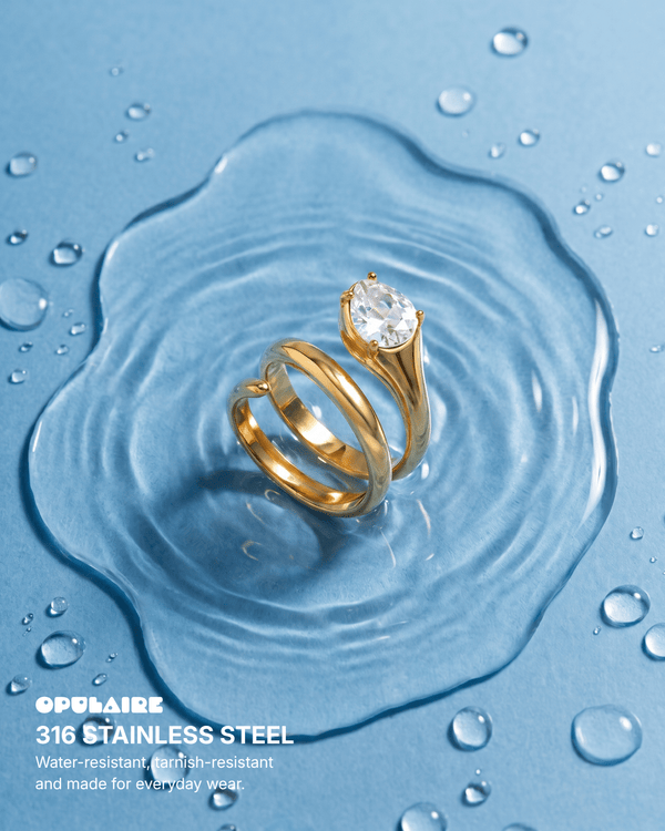 Jolie ring - Opulaire - WATERPROOF jewelry - EU 52 -