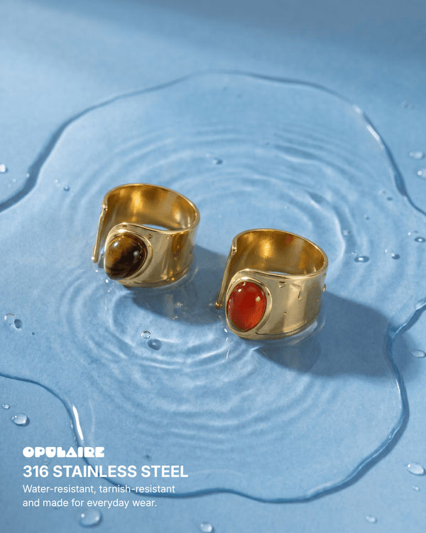 Kaesi ring - Opulaire - WATERPROOF jewelry - Adjustable -