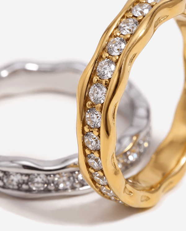 Livia ring - Opulaire - WATERPROOF jewelry - Gold - EU 52