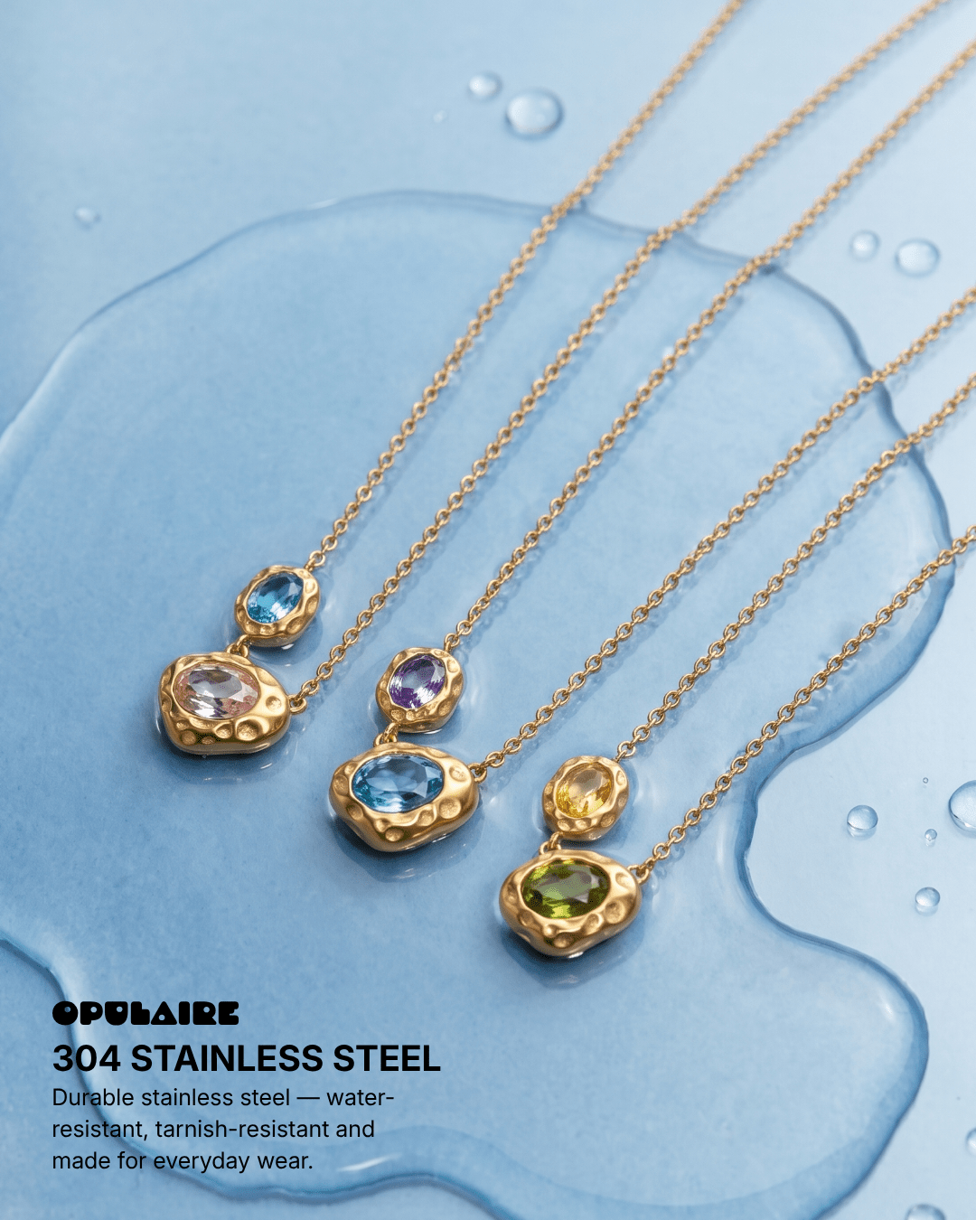 Lotte necklace - Opulaire - WATERPROOF jewelry - 