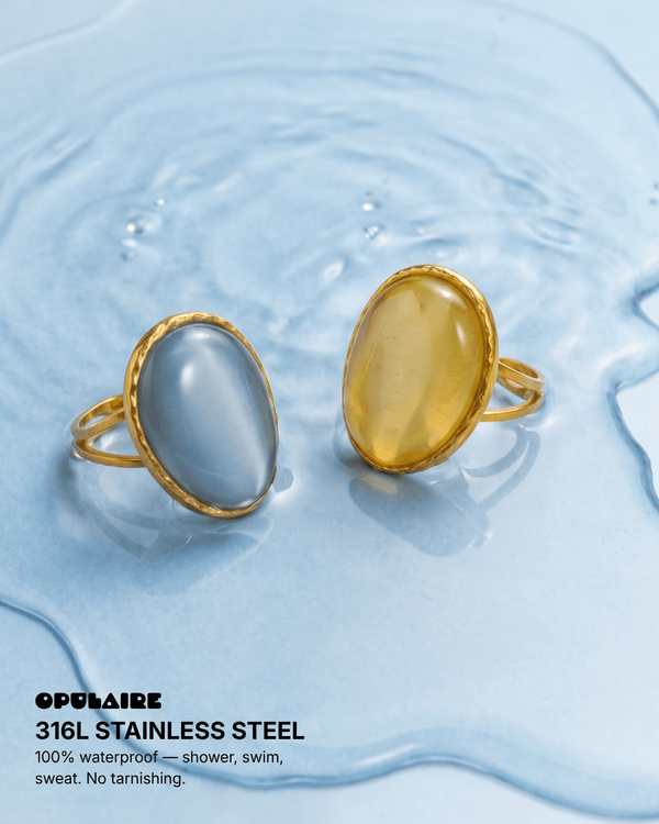 Mara ring - Opulaire - WATERPROOF jewelry - Adjustable -