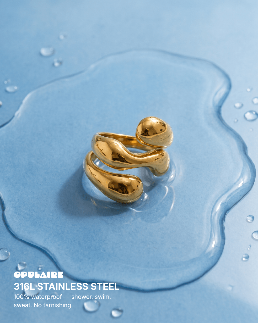 Max ring - Opulaire - WATERPROOF jewelry - EU 52 -