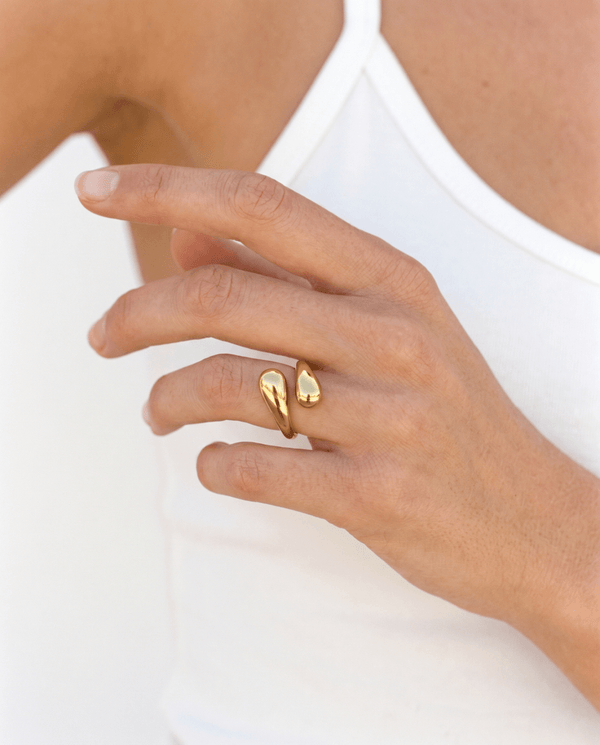 Ola ring - Opulaire - WATERPROOF jewelry - Adjustable -