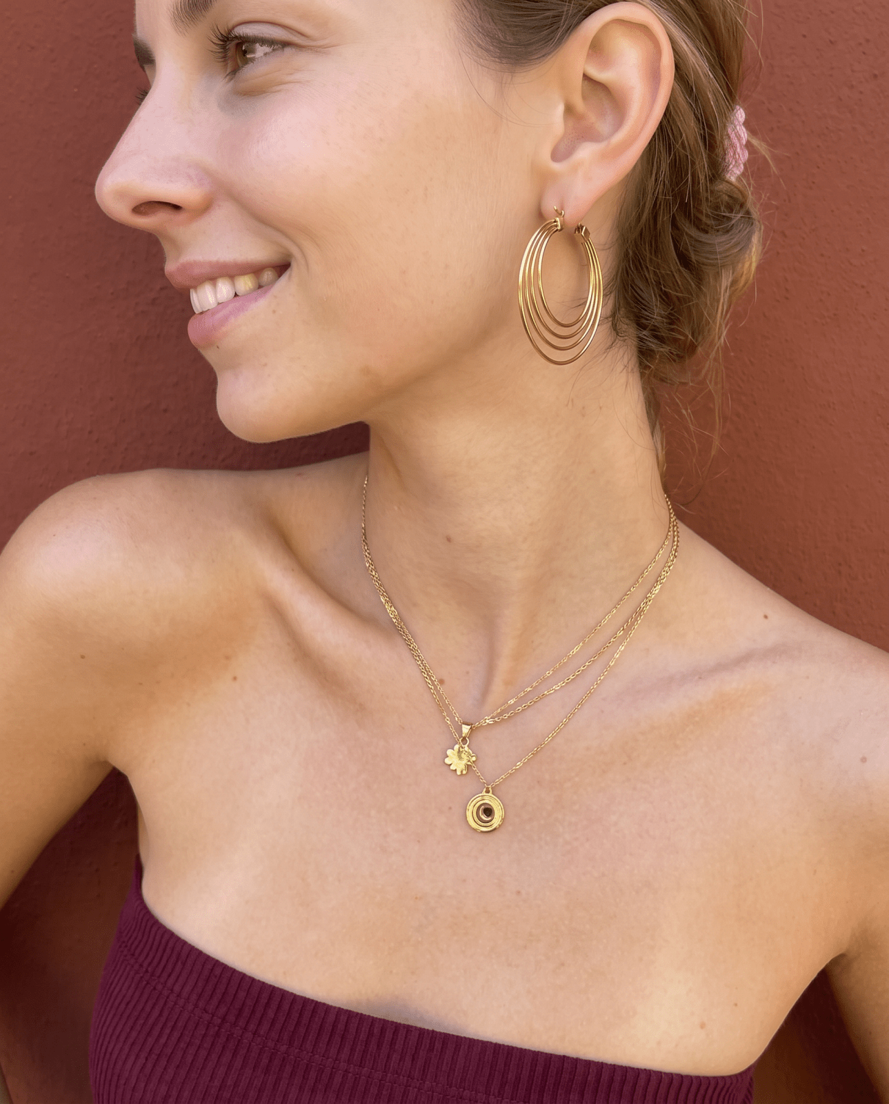 Pina earrings - Opulaire - WATERPROOF jewelry - 