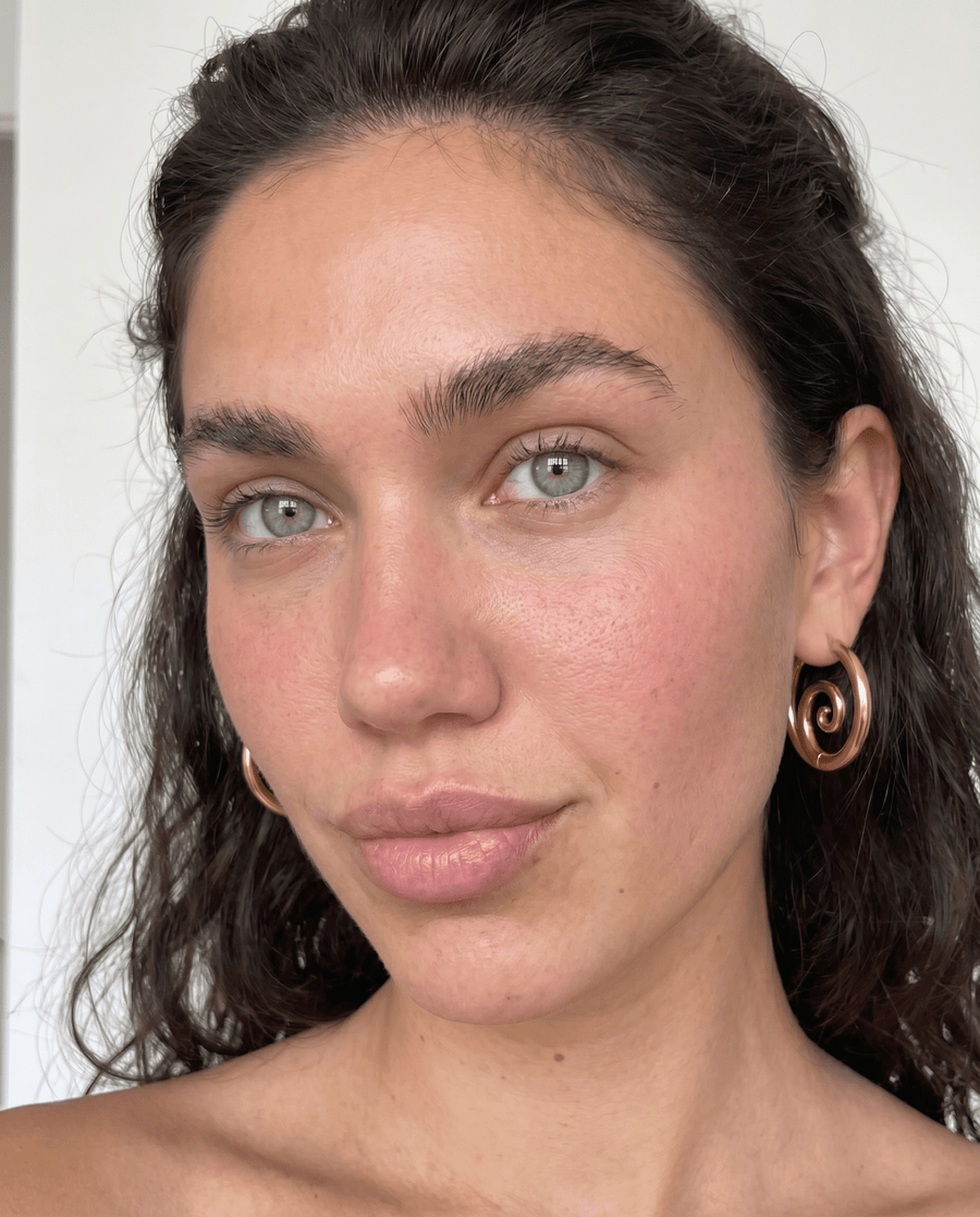 Portici - Twirl hoop earrings - Stainless steel