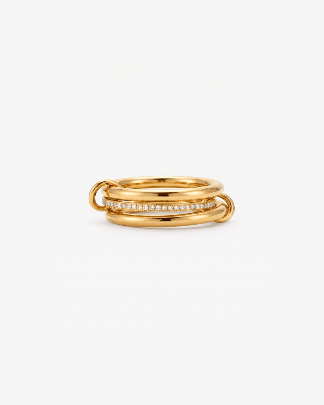 Spina - Stacked ring - Stainless steel - Opulaire - WATERPROOF jewelry - EU 52 -
