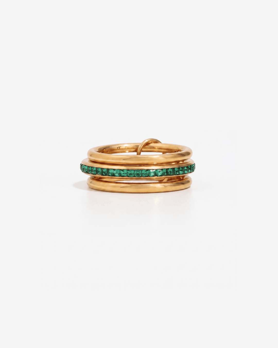 Tay - Stacked ring - Stainless steel - Opulaire - WATERPROOF jewelry - EU 52 -
