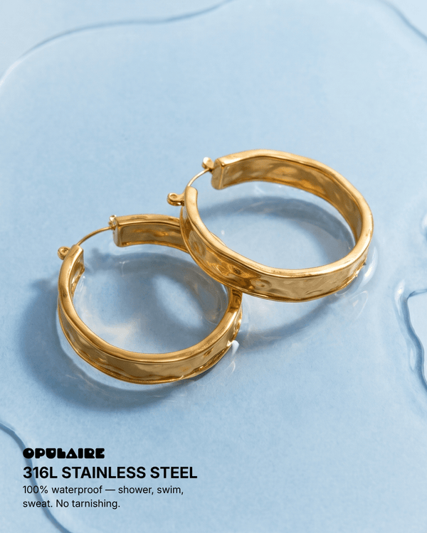 Umber earrings - Opulaire - WATERPROOF jewelry - 