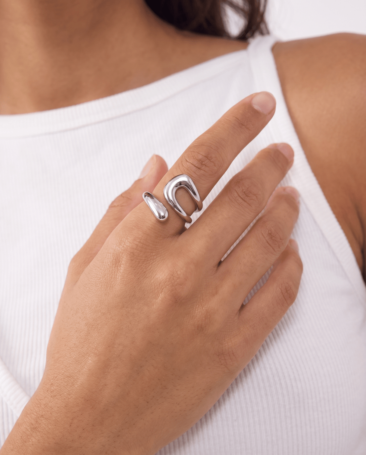 Viana ring - Opulaire - WATERPROOF jewelry - Adjustable -