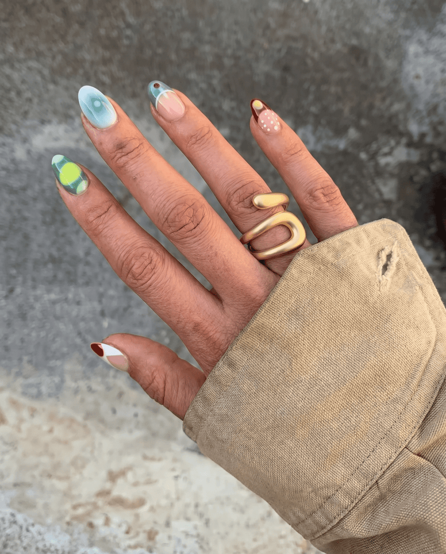 Viana - Open wrap ring - Stainless steel